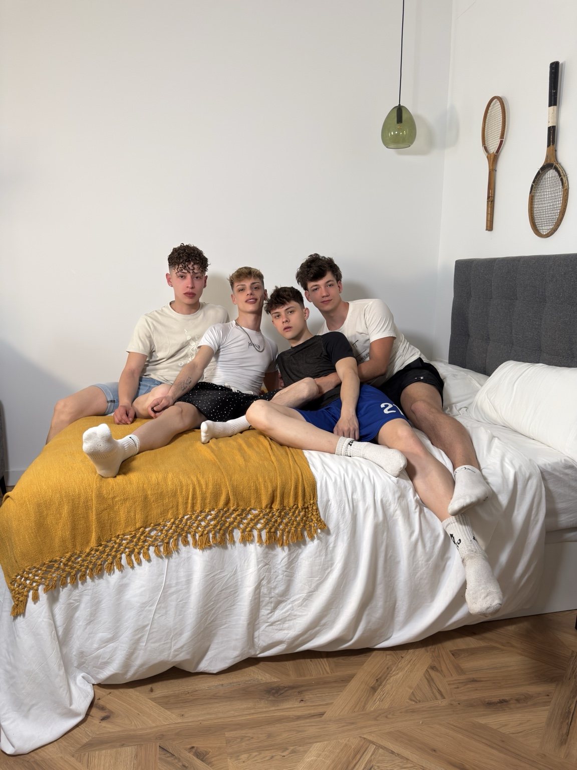 Four creators together