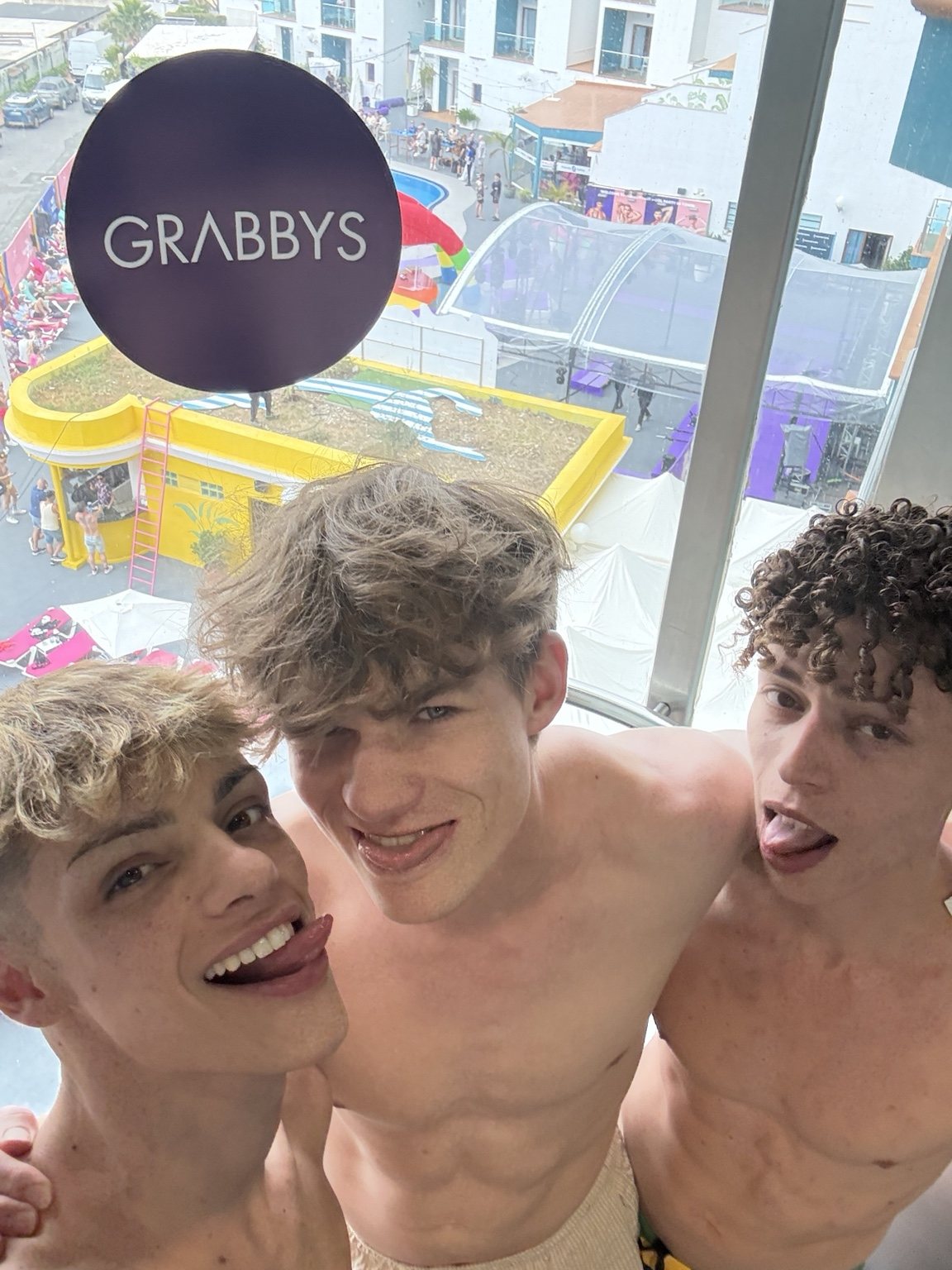 At the Grabbys event